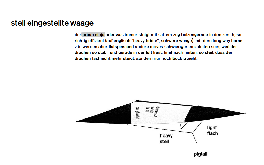 steil eingestellte Waage - bolzengerade nach oben