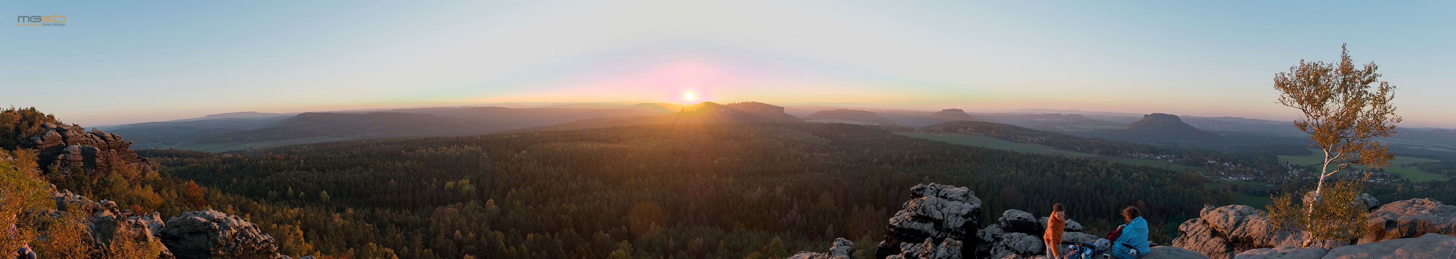 Elbsandsteingebirge 15102017 Panorama