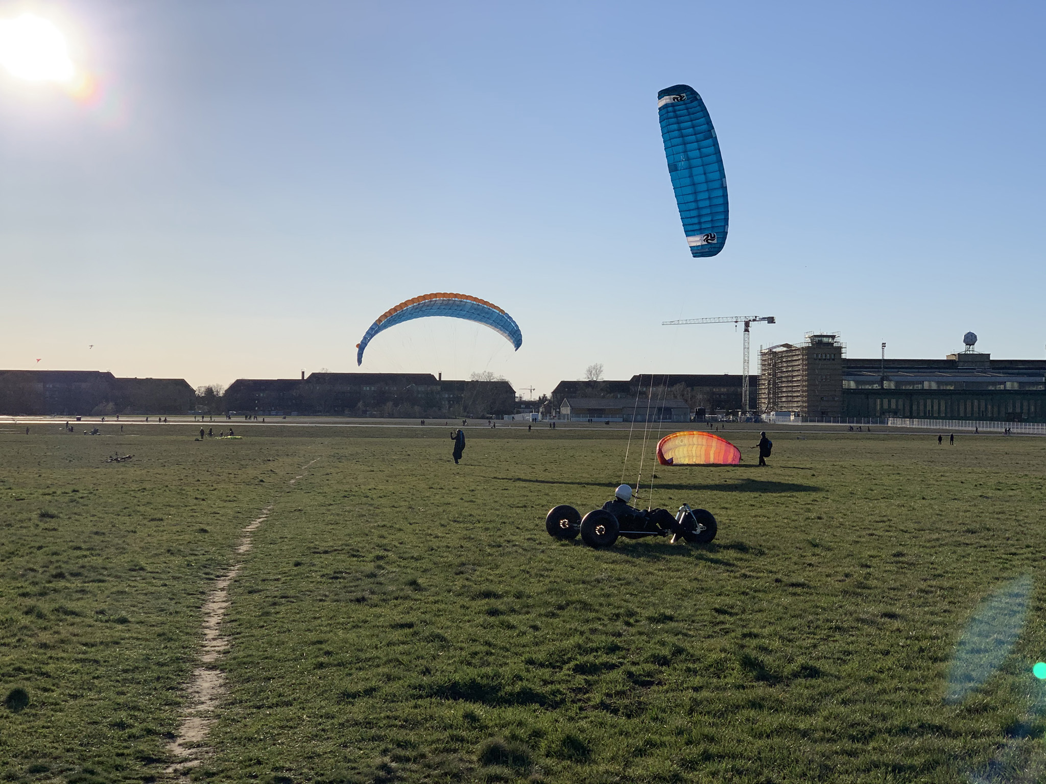 Kitebuggy @THF in Corona-Zeiten